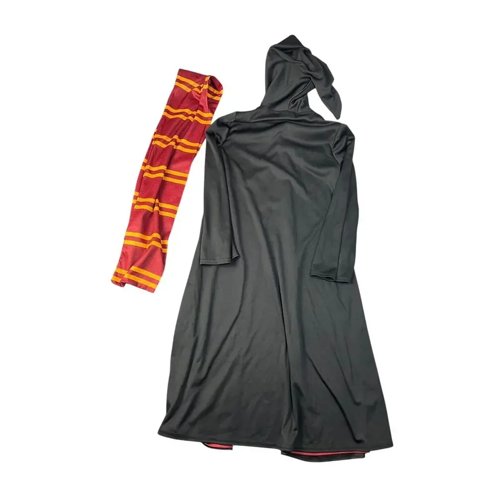 Wizarding World Of Harry Potter Youth Size 10 Gryffindor Robe & Scarf Costume